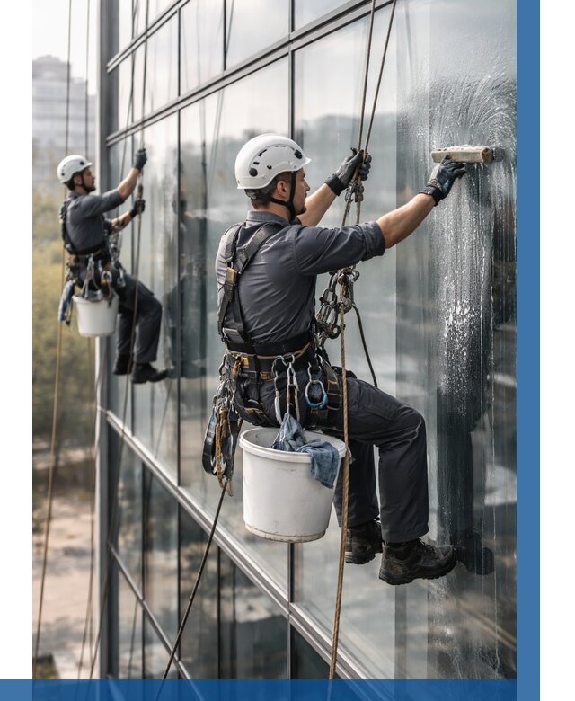 Мойка сплошного остекления в Муравленке, заказать от 321 р.| ВЫСОТНИК-Мрв