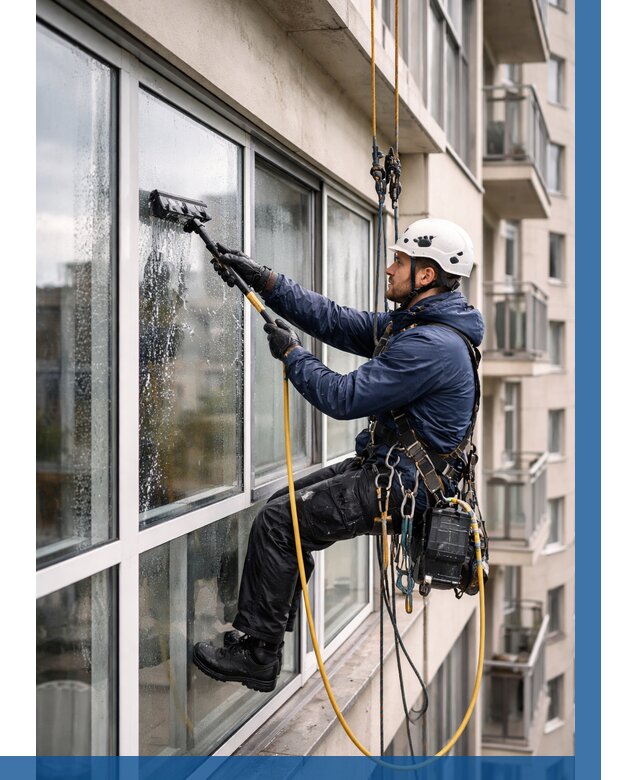 Мойка балконного остекления в Муравленке от 3747 р. | ВЫСОТНИК-Мрв