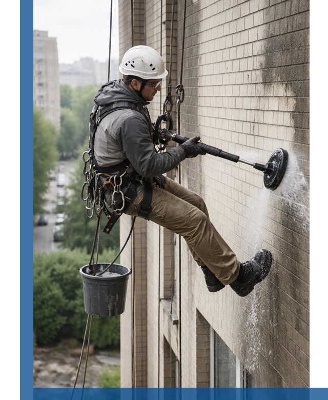 Очистка фасада от копоти в Муравленке профессионально и безопасно