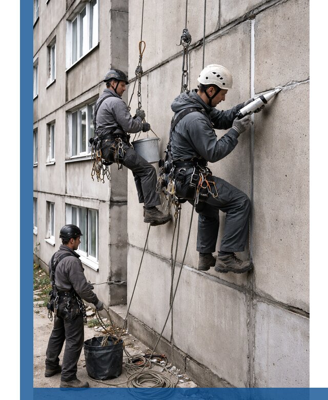 Герметизация межпанельных швов в Муравленке с гарантией герметичности