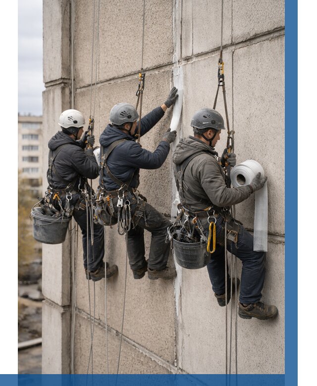 Ремонт межпанельных швов в Муравленке от 803 р. | ВЫСОТНИК-Мрв