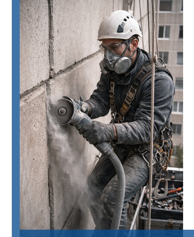 Штробление межпанельных швов в Муравленке качественно и быстро