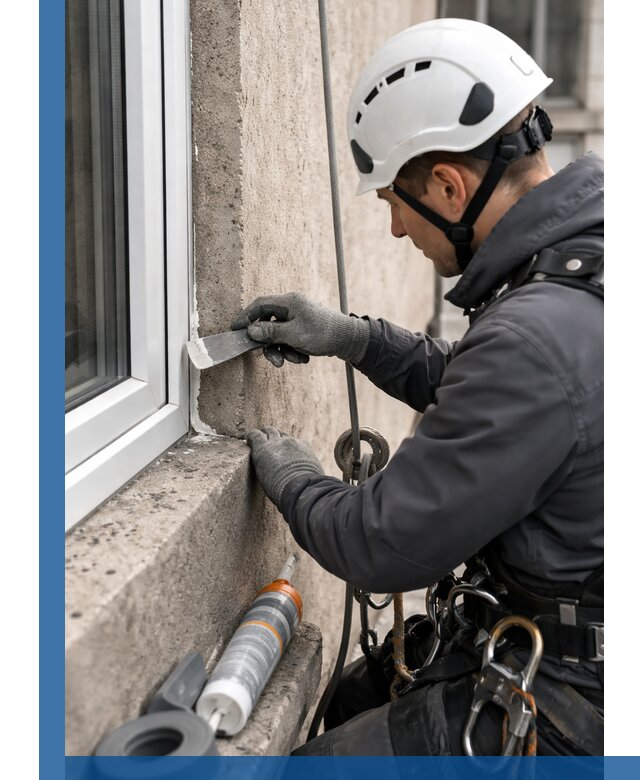 Герметизация монтажных швов окон в Муравленке с гарантией качества