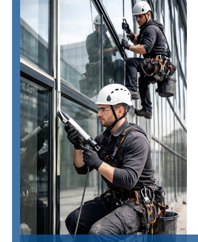 Герметизация витражных швов в Муравленке для зданий и фасадов