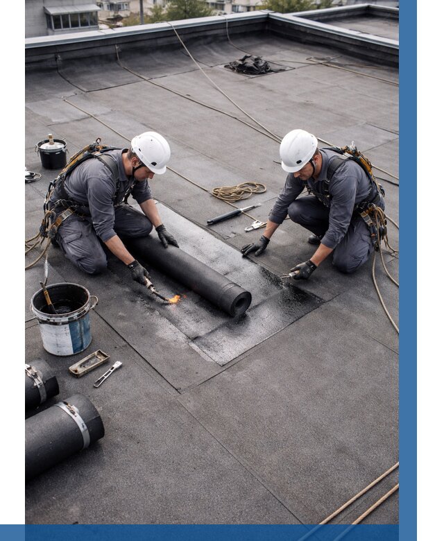 Ремонт мягкой кровли под ключ в Муравленке от 749 р. | ВЫСОТНИК-Мрв