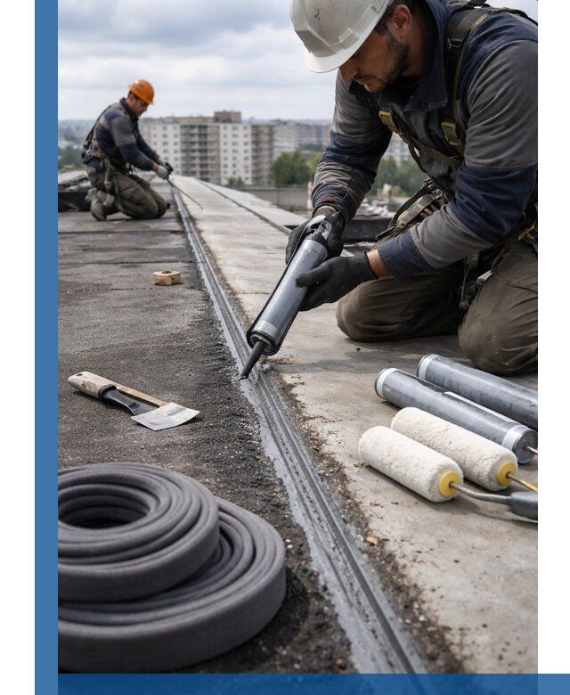 Герметизация швов кровли в Муравленке с гарантией герметичности