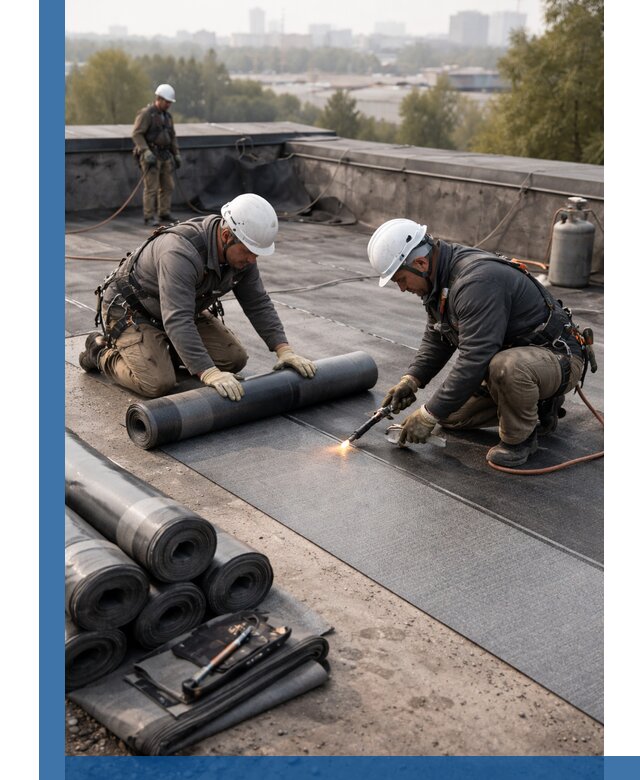 Монтаж мягкой кровли в Муравленке профессионально и надежно