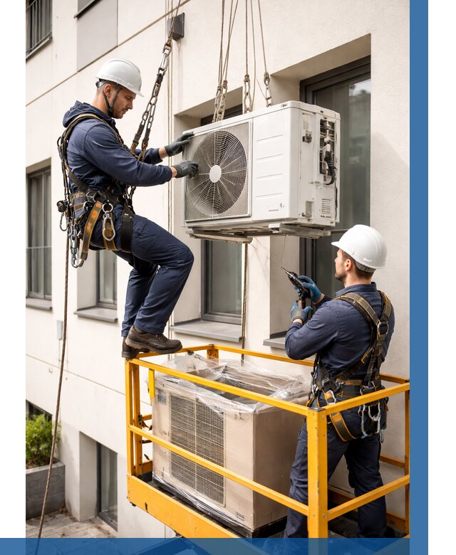 Демонтаж внешнего блока кондиционера в Муравленке от 3747 р. | ВЫСОТНИК-Мрв