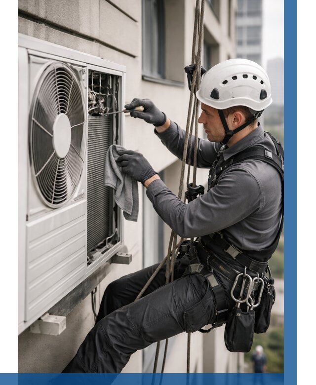 Обслуживание внешнего блока кондиционера в Муравленке от 2891 р.ВЫСОТНИК-Мрв