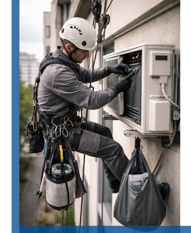 Обслуживание внешнего блока кондиционера в Муравленке профессионально