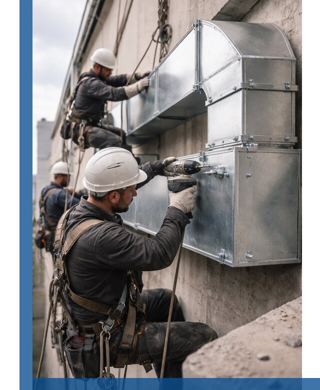 Профессиональный монтаж вентиляционных коробов в Муравленке под ключ