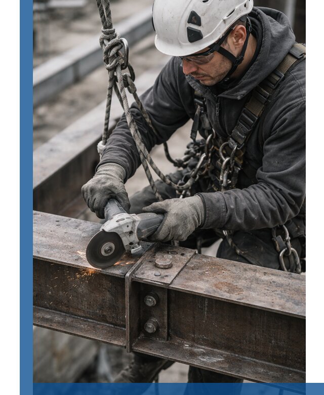 Резка металла на высоте в Муравленке для зданий и конструкций