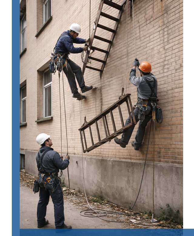 Демонтаж пожарной лестницы в Муравленке быстро и безопасно