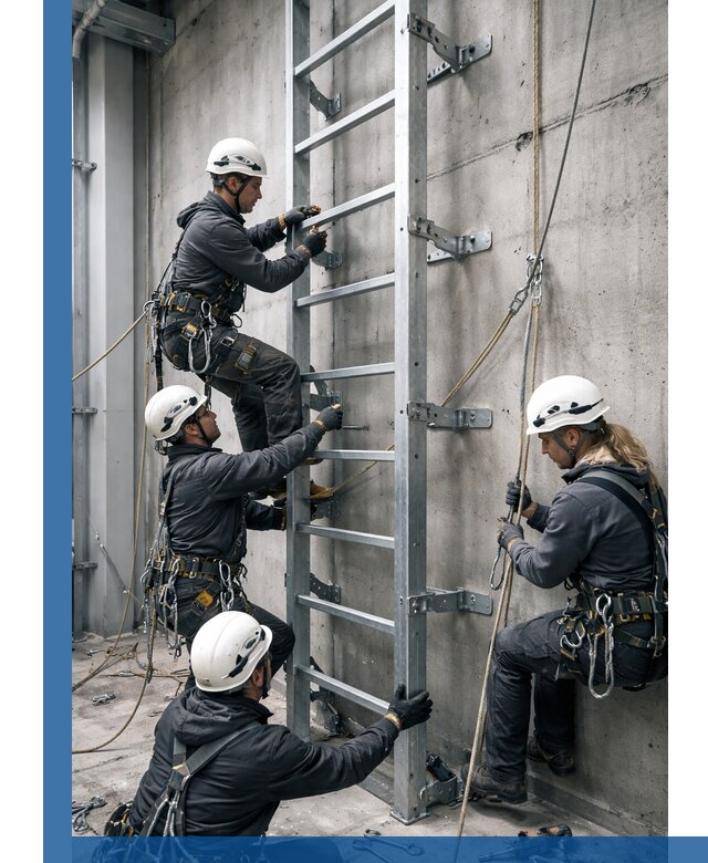 Монтаж металлических лестниц в Муравленке под ключ со гарантией