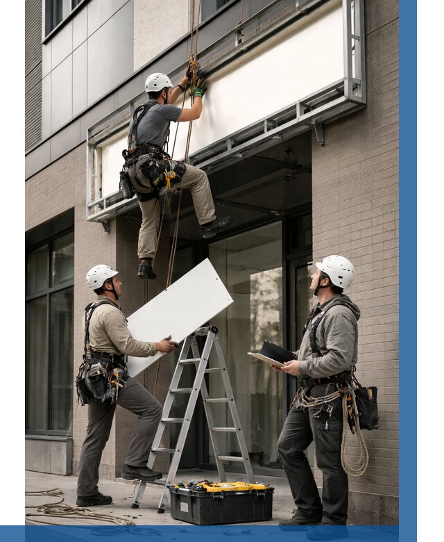 Монтаж светового короба в Муравленке от 6959 р. | ВЫСОТНИК-Мрв