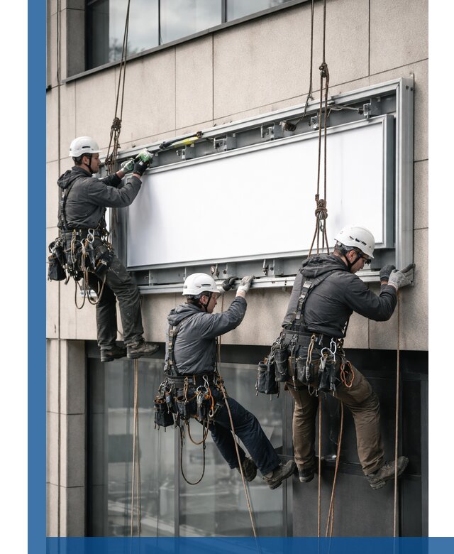 Профессиональный монтаж светового короба под ключ в Муравленке