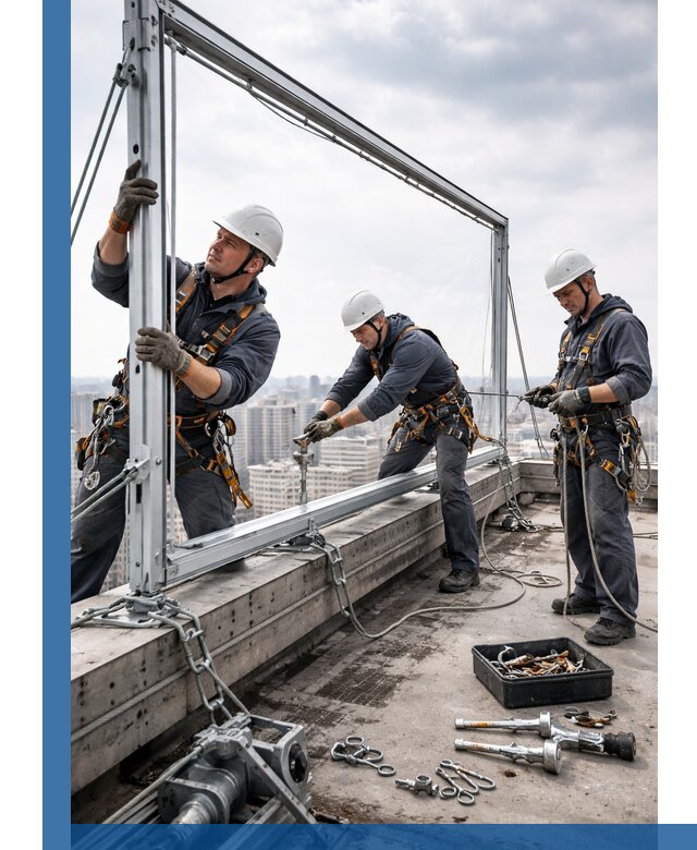 Монтаж крышных рекламных конструкций под ключ в Муравленке