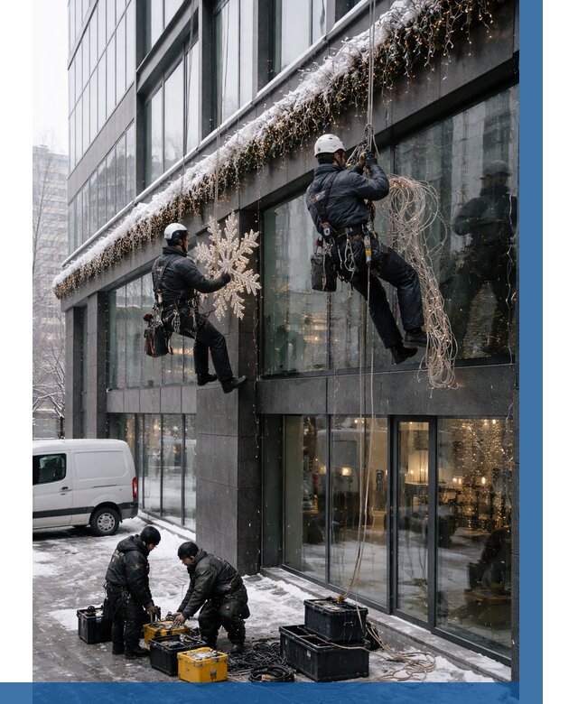 Демонтаж новогоднего оформления в Муравленке от 5888 р. | ВЫСОТНИК-Мрв