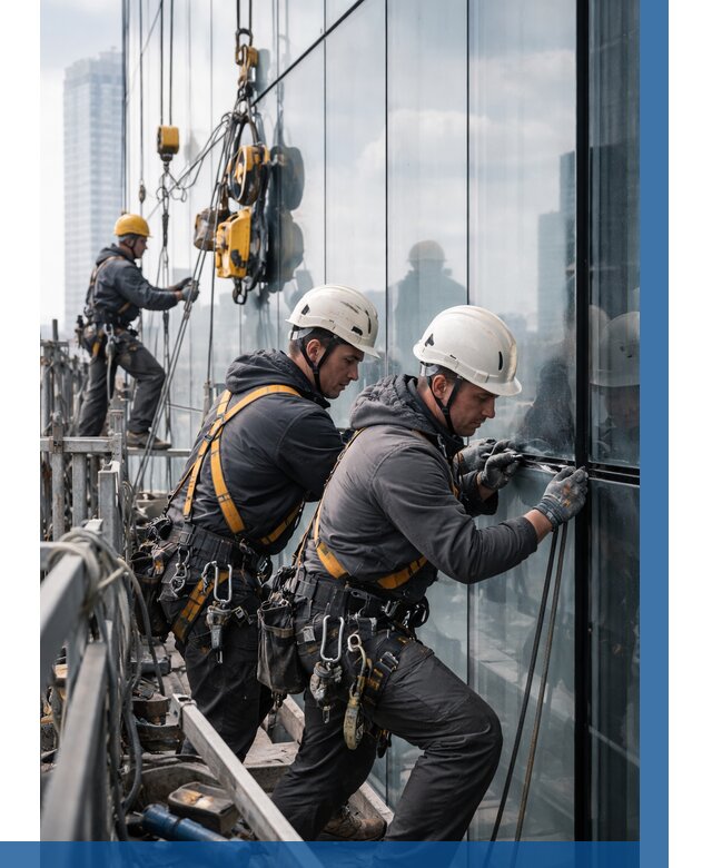 Структурное остекление фасадов в Муравленке от 10171 р. | ВЫСОТНИК-Мрв