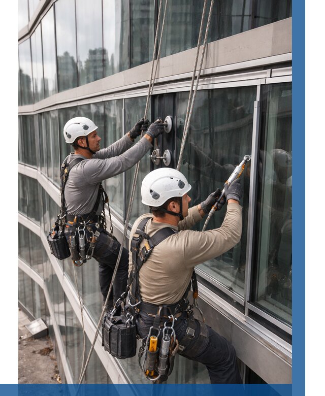 Радиусное остекление фасада в Муравленке от 12847 р. | ВЫСОТНИК-Мрв