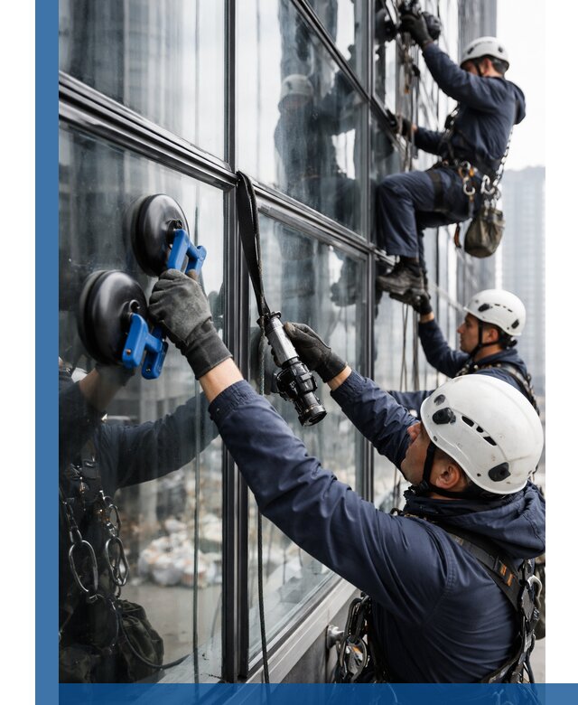 Радиусное остекление фасадов под ключ в Муравленке с гарантиями