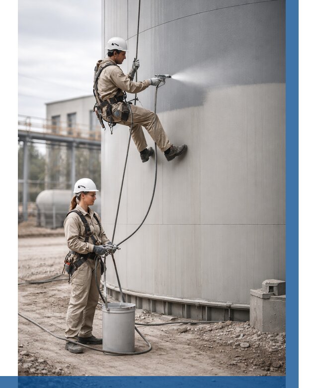 Покраска резервуаров в Муравленке от 1285 р. | ВЫСОТНИК-Мрв — заказать