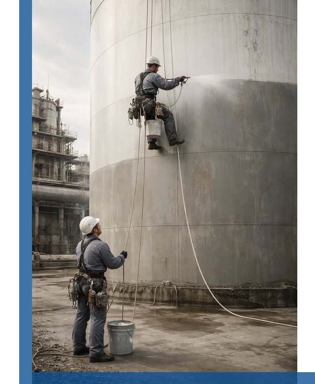 Покраска стальных резервуаров и емкостей в Муравленке профессионально