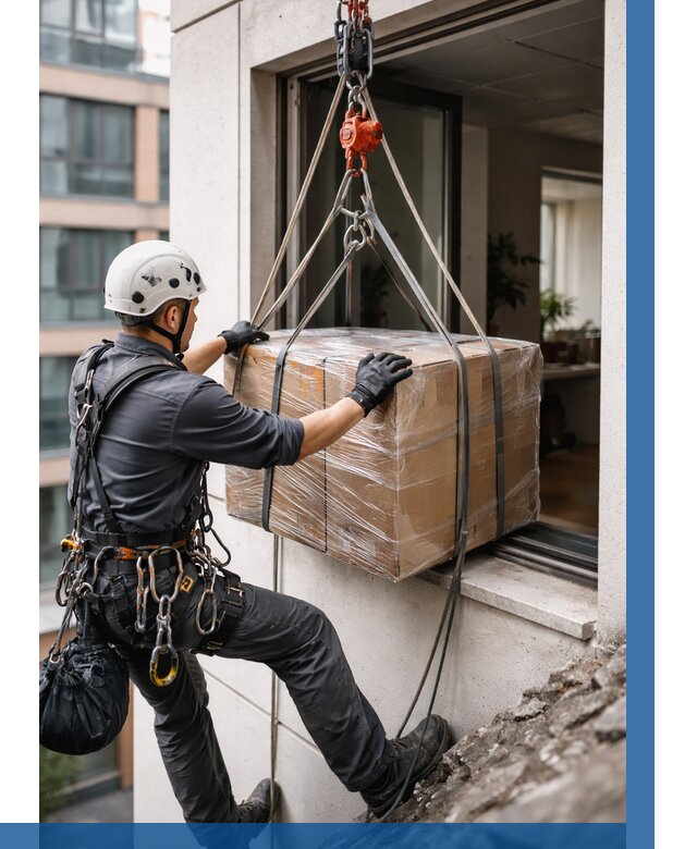 Подъем груза через окно в Муравленке от 4818 р. | ВЫСОТНИК-Мрв