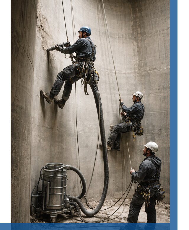 Зачистка силосов в Муравленке от 4818 р. Договор и смета ВЫСОТНИК-Мрв