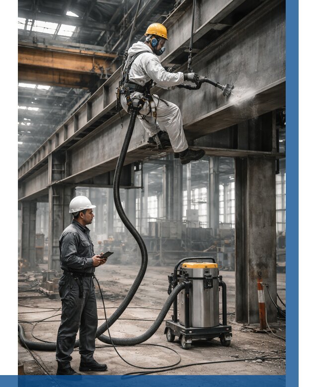 Обеспыливание конструкций в цехе в Муравленке от 4497 р. | ВЫСОТНИК-Мрв