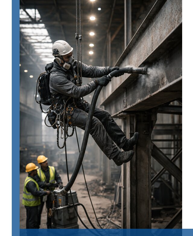 Обеспыливание конструкций в цехах промышленного производства в Муравленке