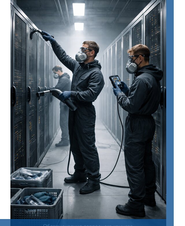 Обеспыливание серверной комнаты в Муравленке от 4818 р. | ВЫСОТНИК-Мрв