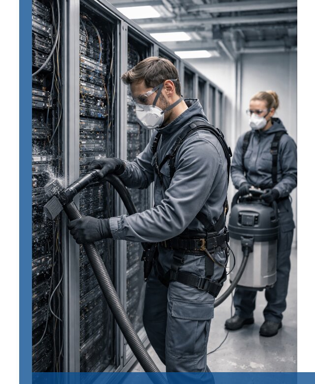 Обеспыливание серверной комнаты в Муравленке, профессиональная очистка