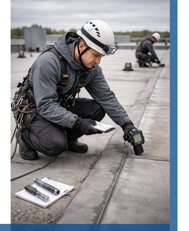 Обследование кровли на протечки в Муравленке от 4818 р. | ВЫСОТНИК-Мрв