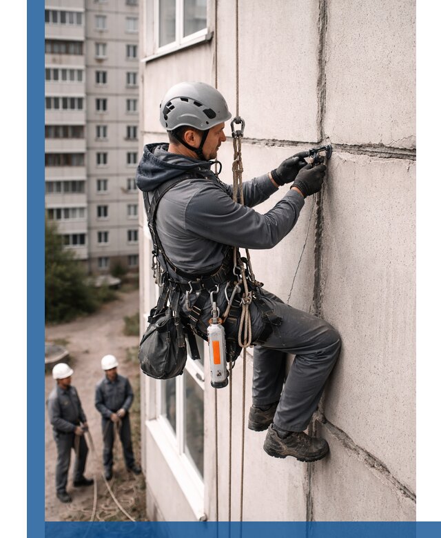 Обследование межпанельных швов и герметизация в Муравленке