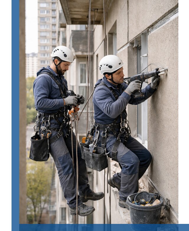 Промышленные альпинисты высотные работы и монтаж в Муравленке